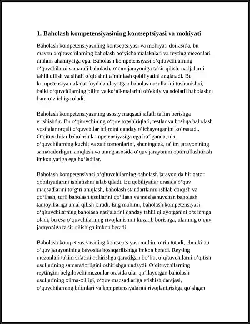 BOXOLASH KOMPETENSIYASI VA OʻQITUVCHINING REYTING MEZONLARI 4