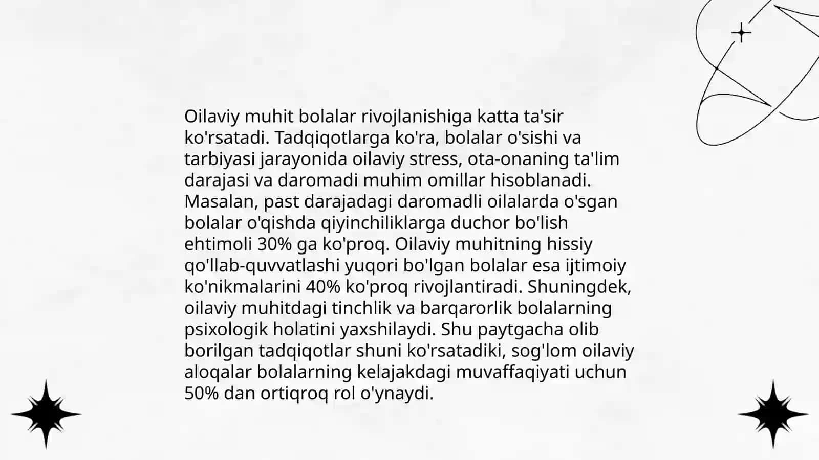 Oilaning asosiy vazifalari 4