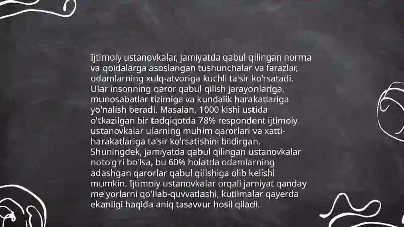 Shaxsning ijtimoiy ustanovkalari 4