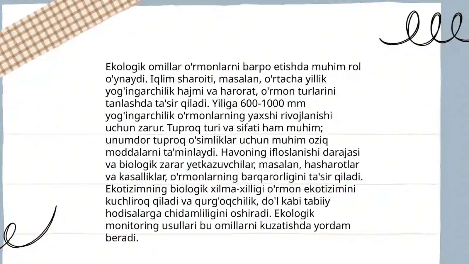 Madaniy o'rmonlarni barpo etish tehnalogiyasi 4