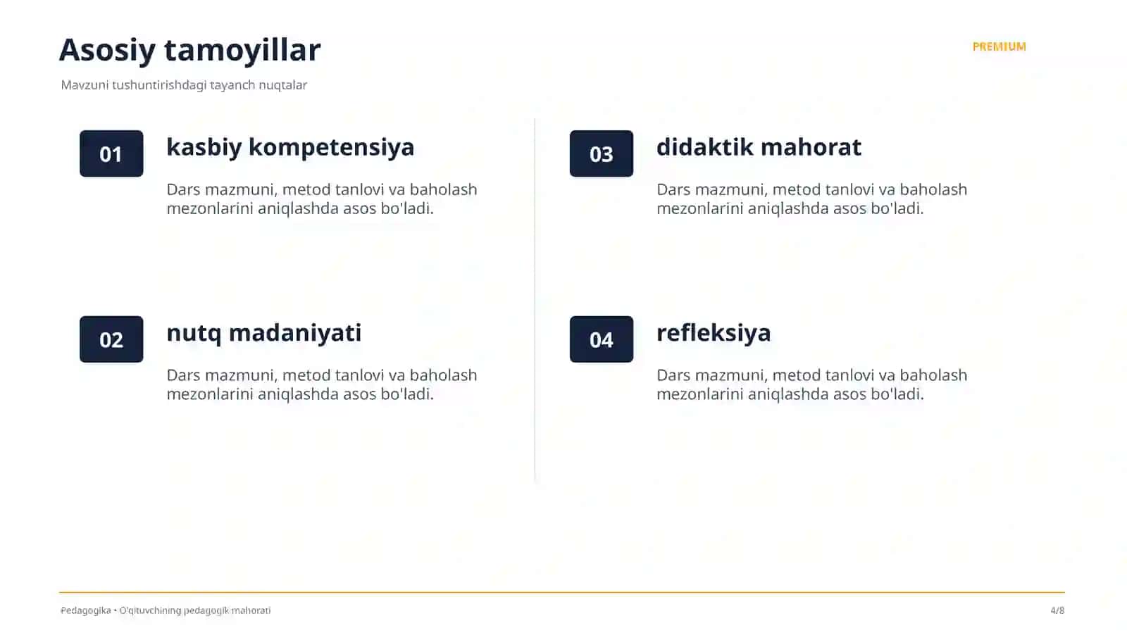 O'qituvchining pedagogik mahorati 4