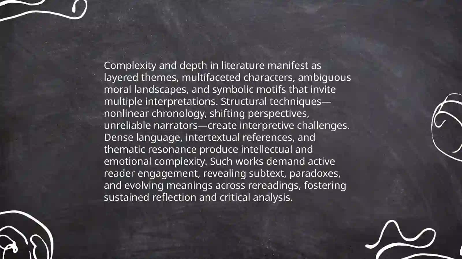 General characteristics of literature 4