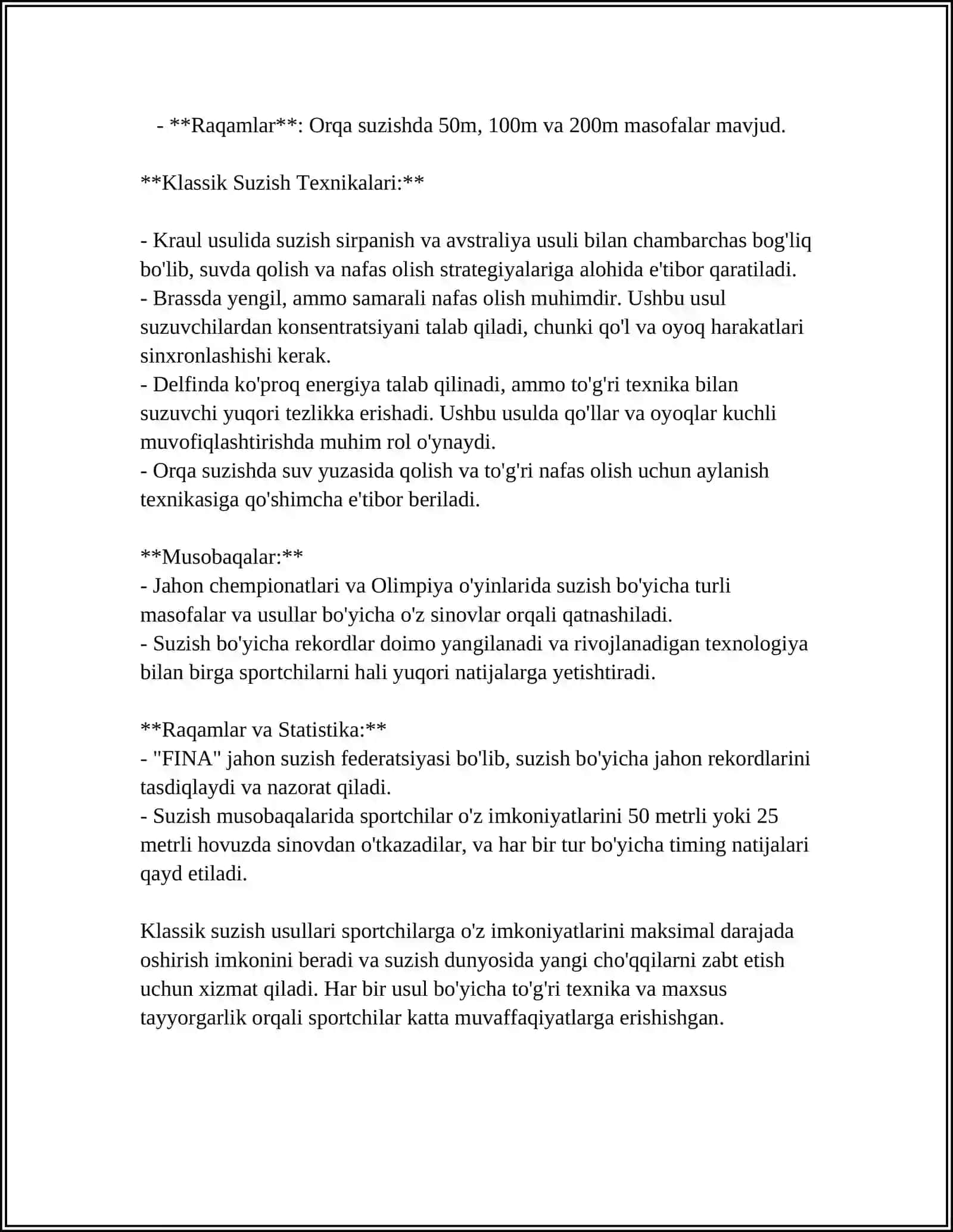 MUSTAQIL ISH Mavzu: SUZISH USULLARI 4