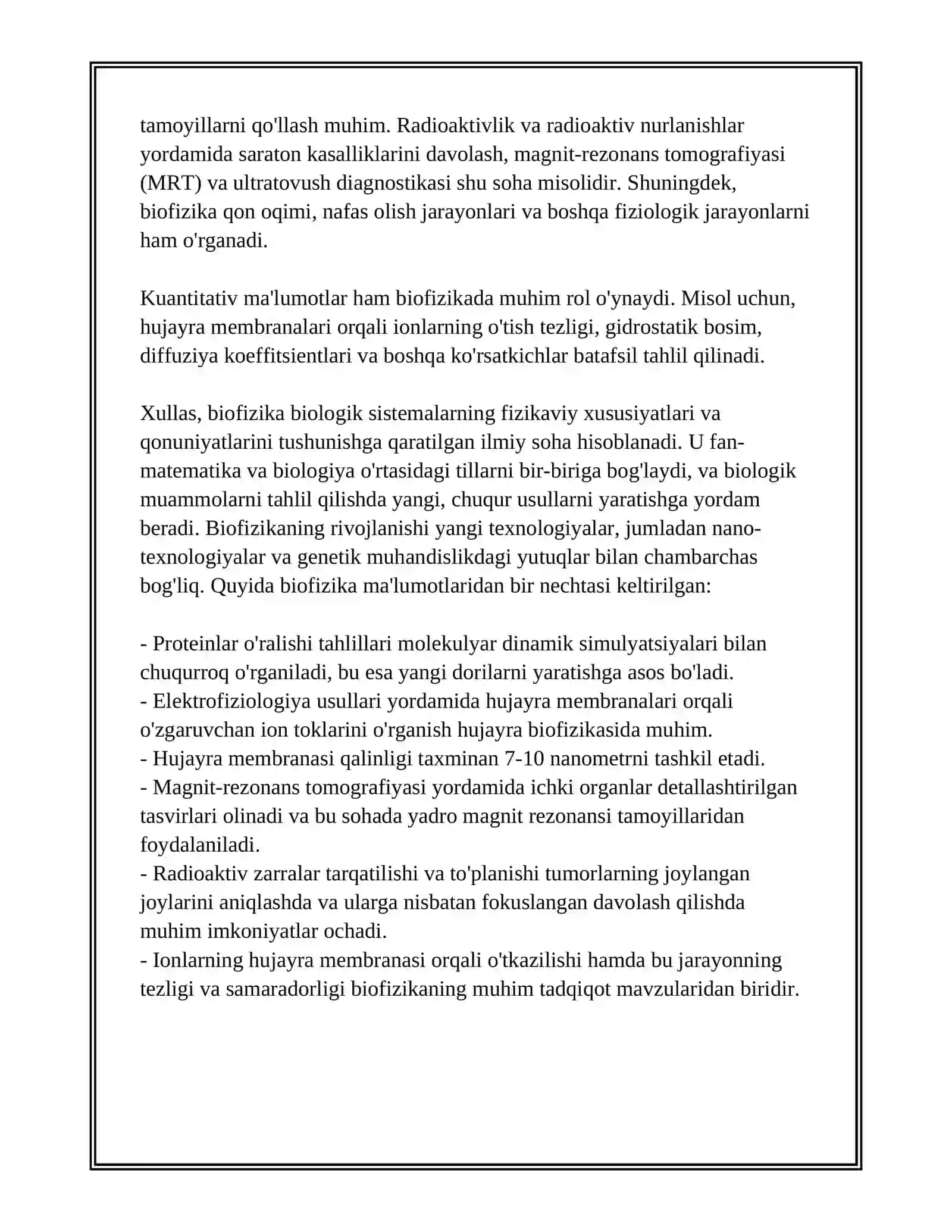 Biofizika asoslari 4