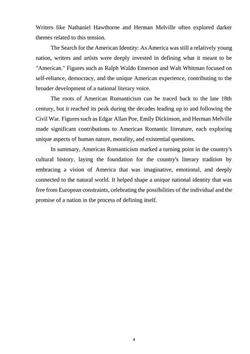 American Romanticism 4