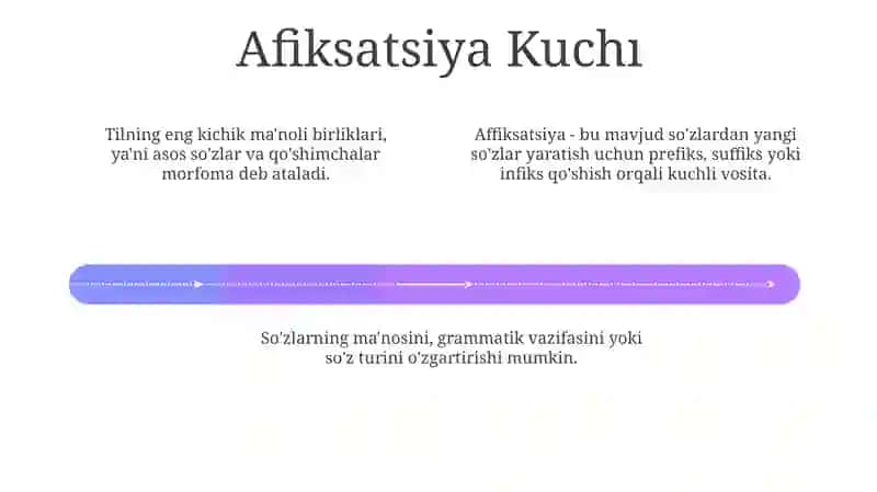 Morfemika. O'zak va affiksal ma'no 4