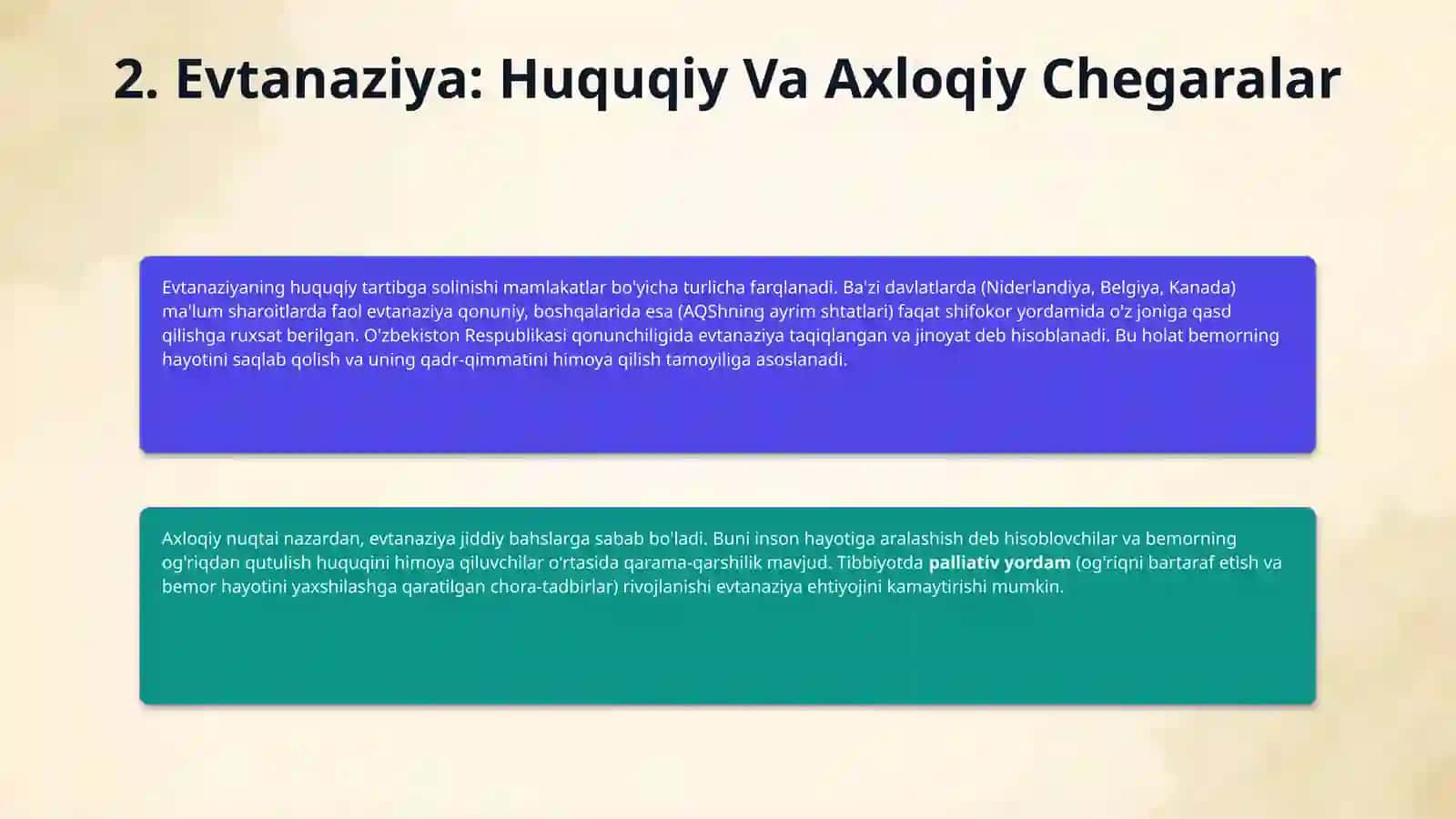 Evtanaziya muammolari va yatrogeniya 4