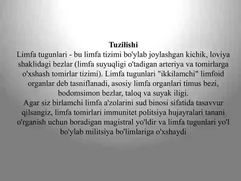 Limfa tugunlari 4
