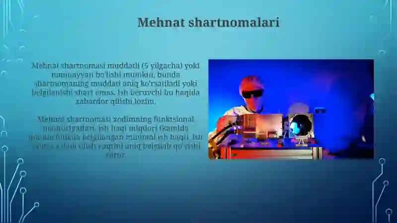 ISH HAQI VA MEXNAT MUNOSABOTLARI 4