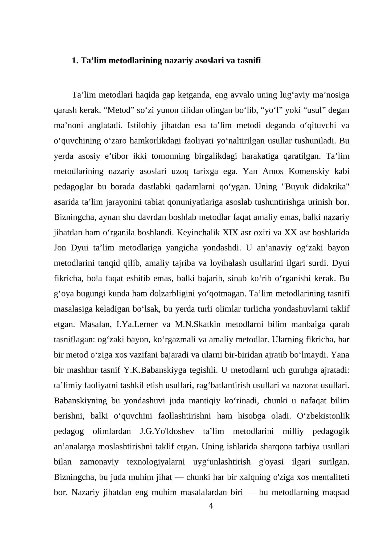 Ta’lim metodlari va vositalari 4