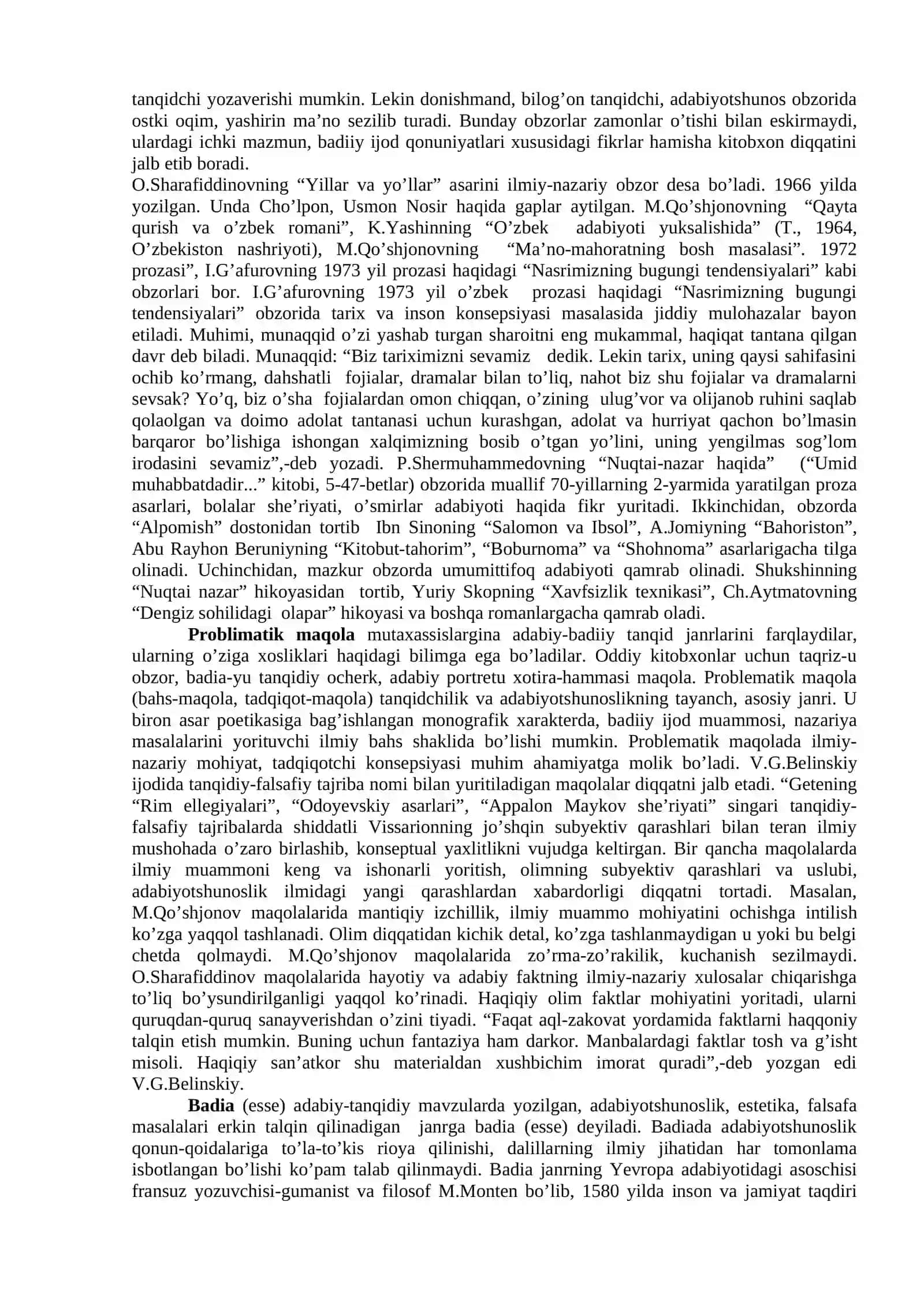Adabiy muloqotga asoslangan janrlar 4