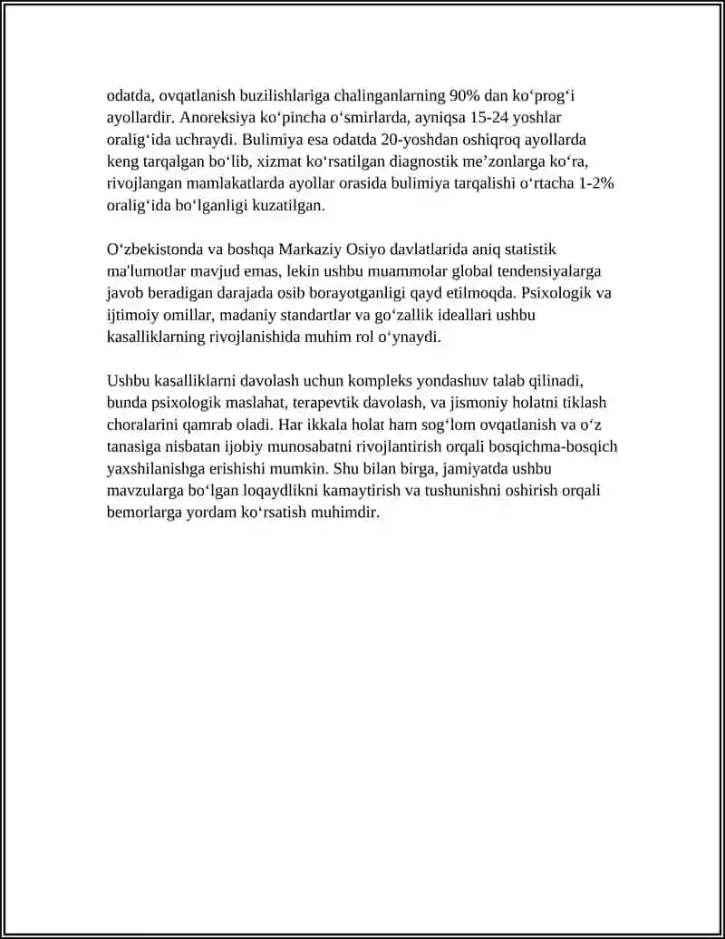 BULIMIYA VA ANOREKSIYA 4