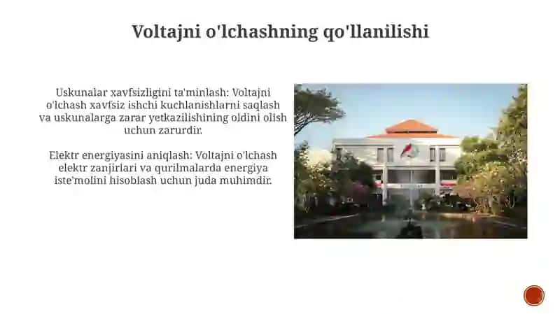 Elektr kuchlanish va uni o'lchash 4