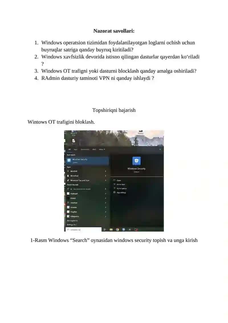 Windows xavfsizlik siyosati yoqish | RAdmin dasturidan foydalanib tizimga masofadan kirish 4