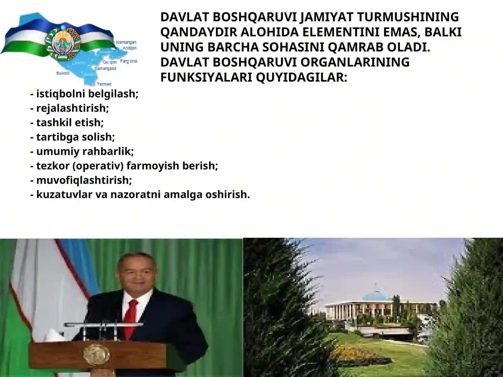 Davlat boshqaruv tizimi 4