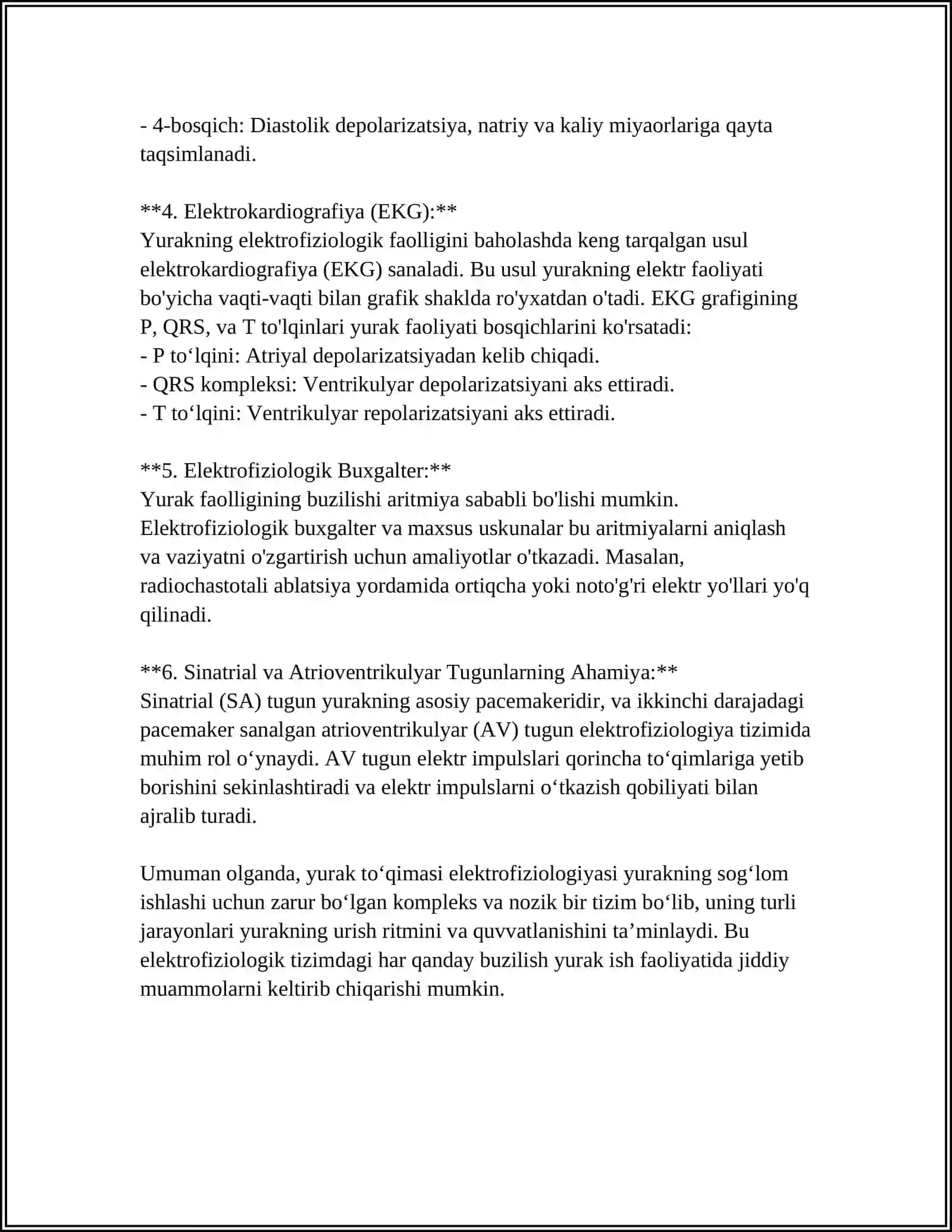 BEZ TOʻQIMASINING ELEKTROFIZIOLOGIYASI 4