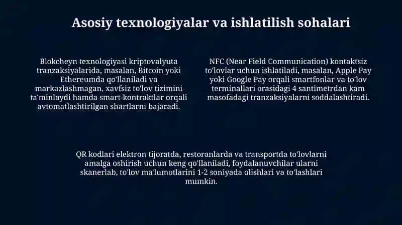 Raqamli to'lovlar inovatsiyasi 4