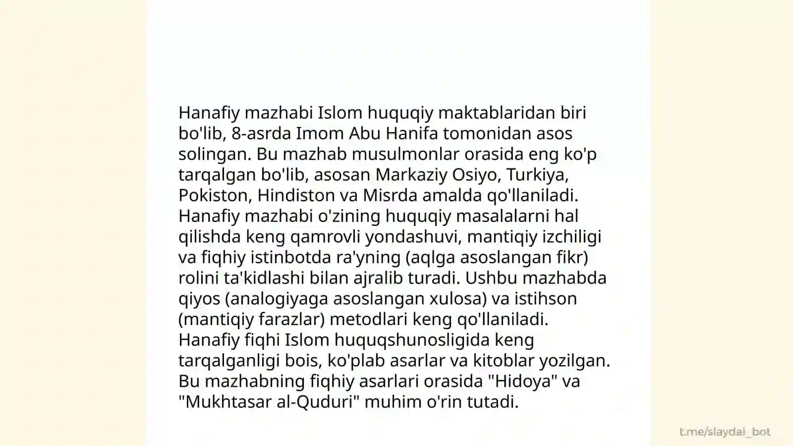 Islom fiqhiy maktablari 4