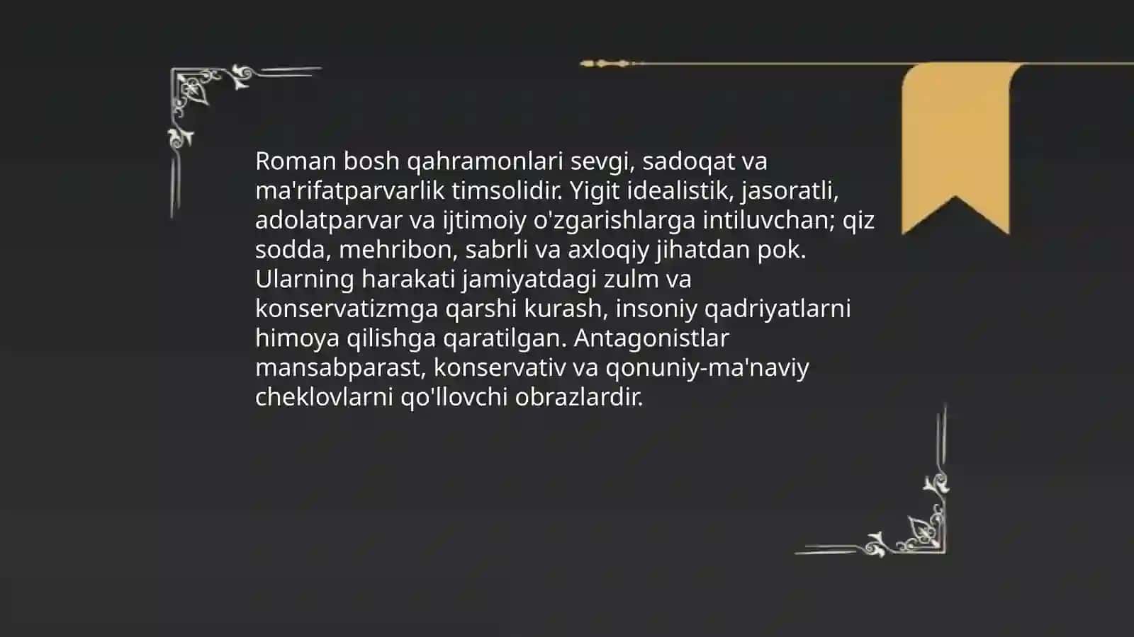 O'tgan kunlar asari 4