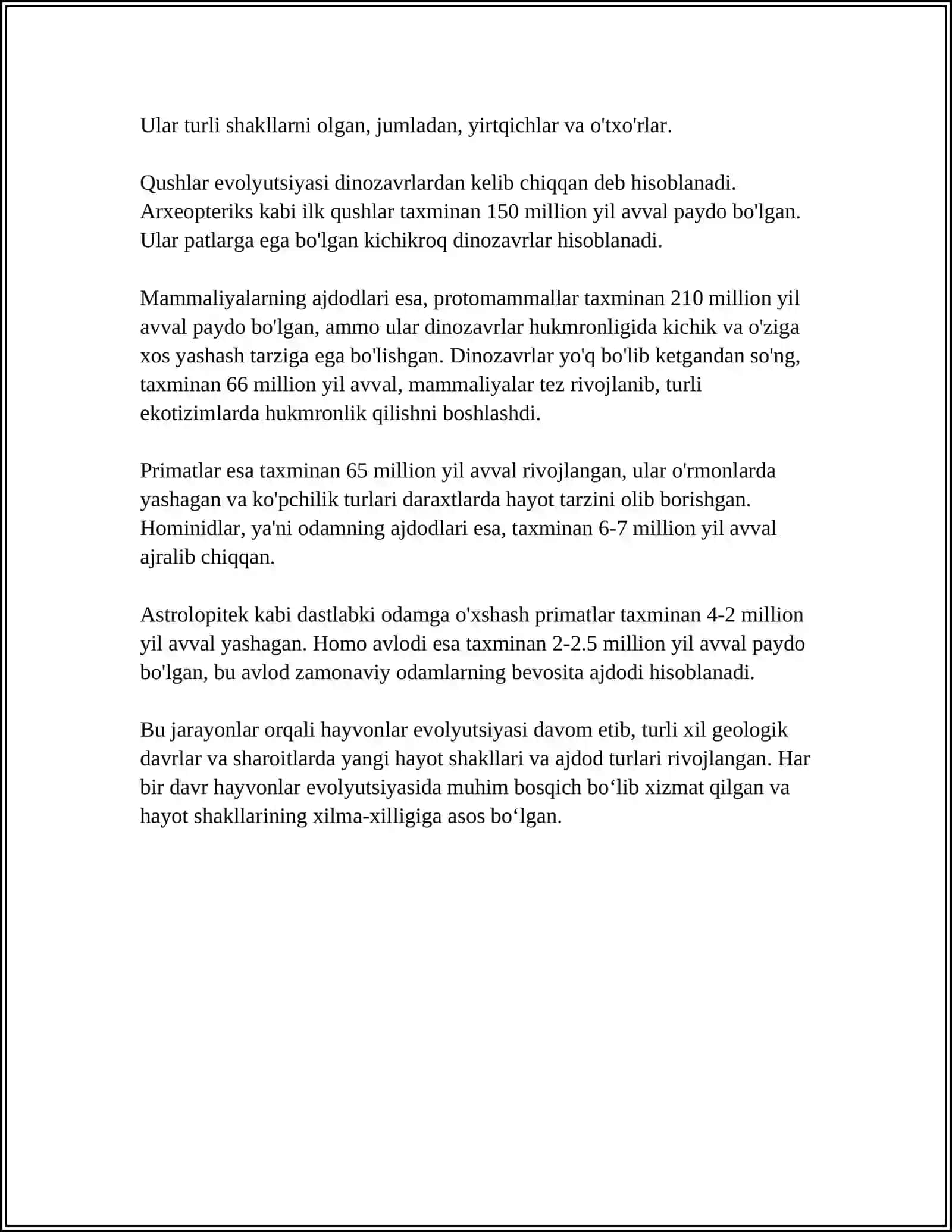 ASKOMISETSIMONLAR AJDODINING UMUMIY TASNIFI 4