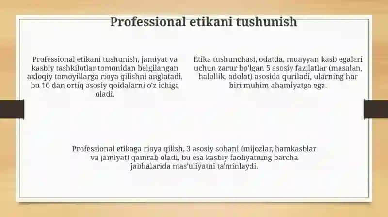 Kasbiy etikasi va o'qituvchining axloqiy ma'suliyati 4