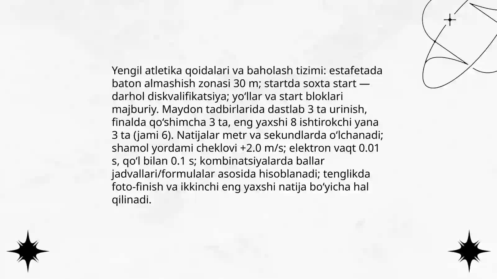 Yengil atletika va uning turlari 4