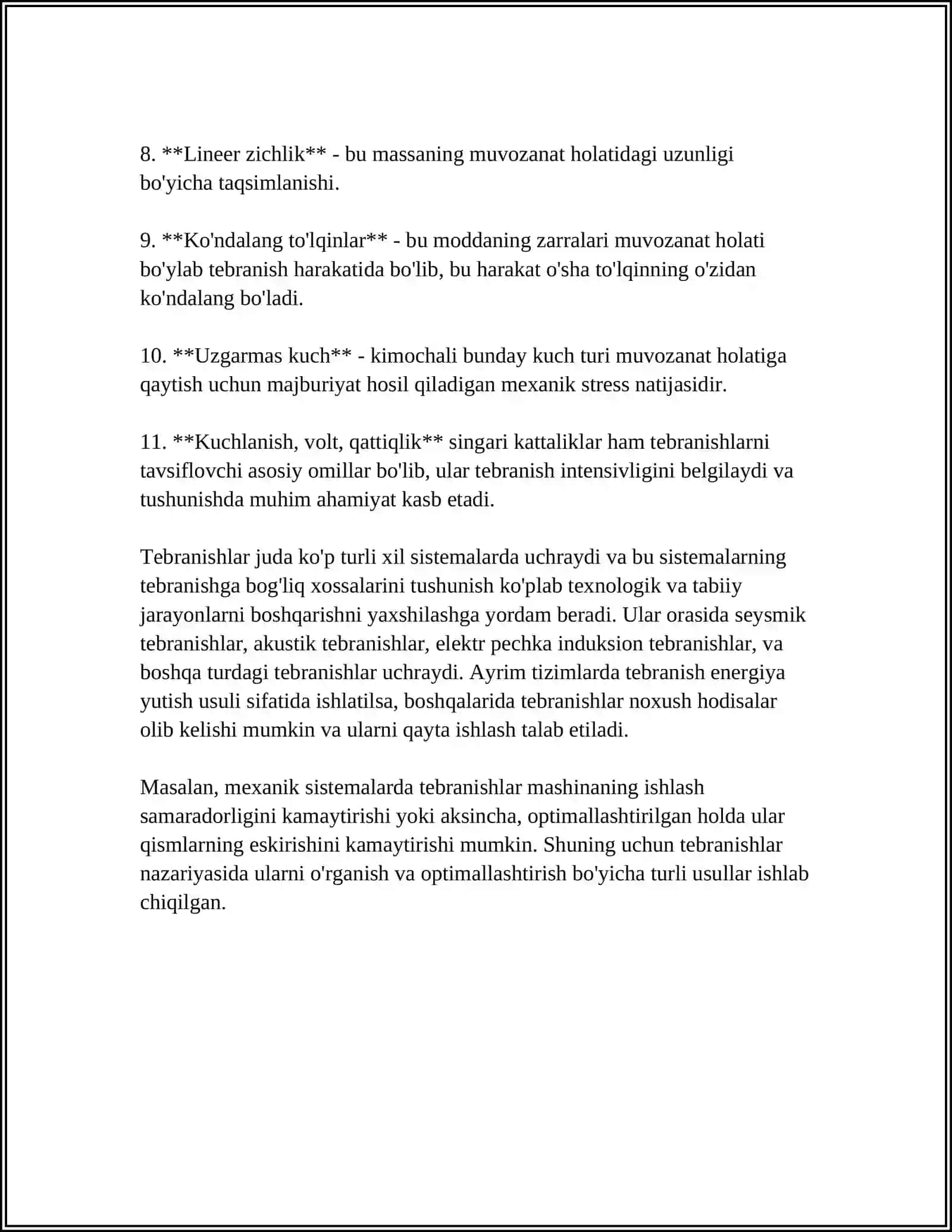 Tebranish va To'lqinlar 4