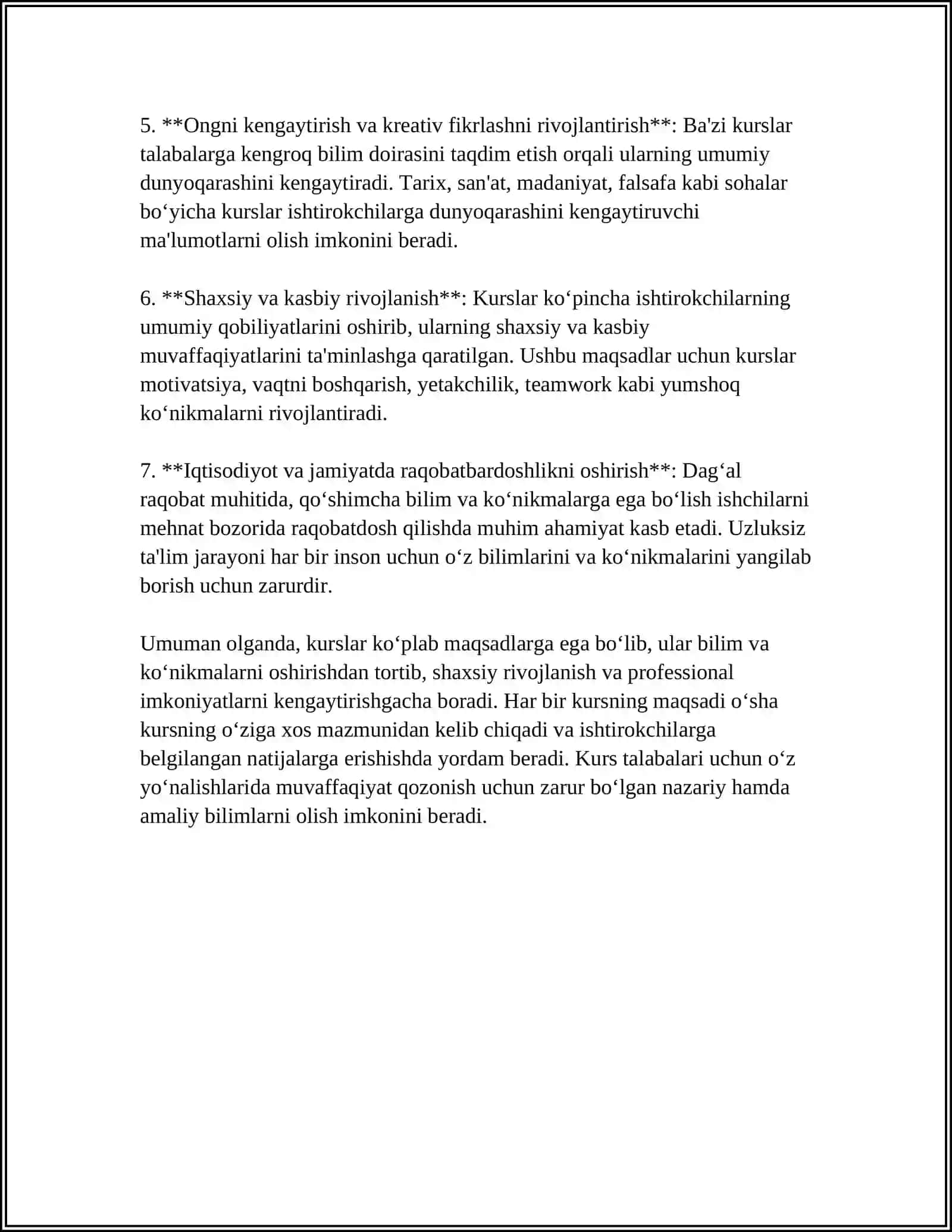 KURSNING MAQSADI VA VAZIFALARI 4
