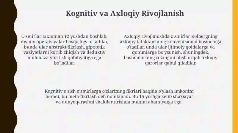 Oʻspirinlik davri 4