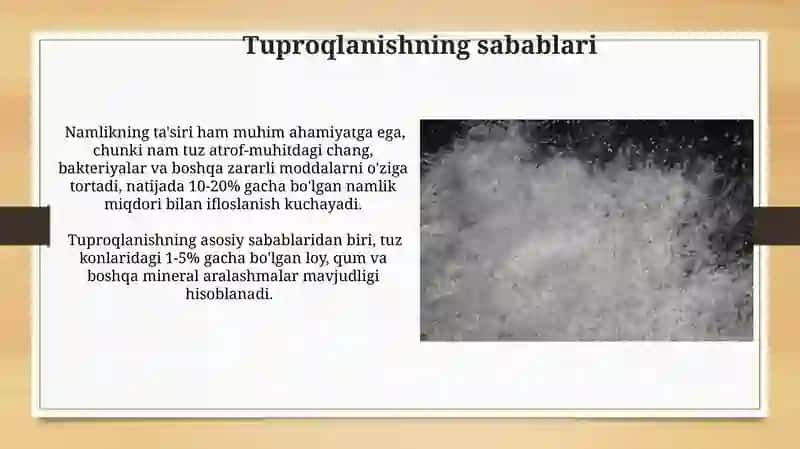 Osh tuzini tozalash 4