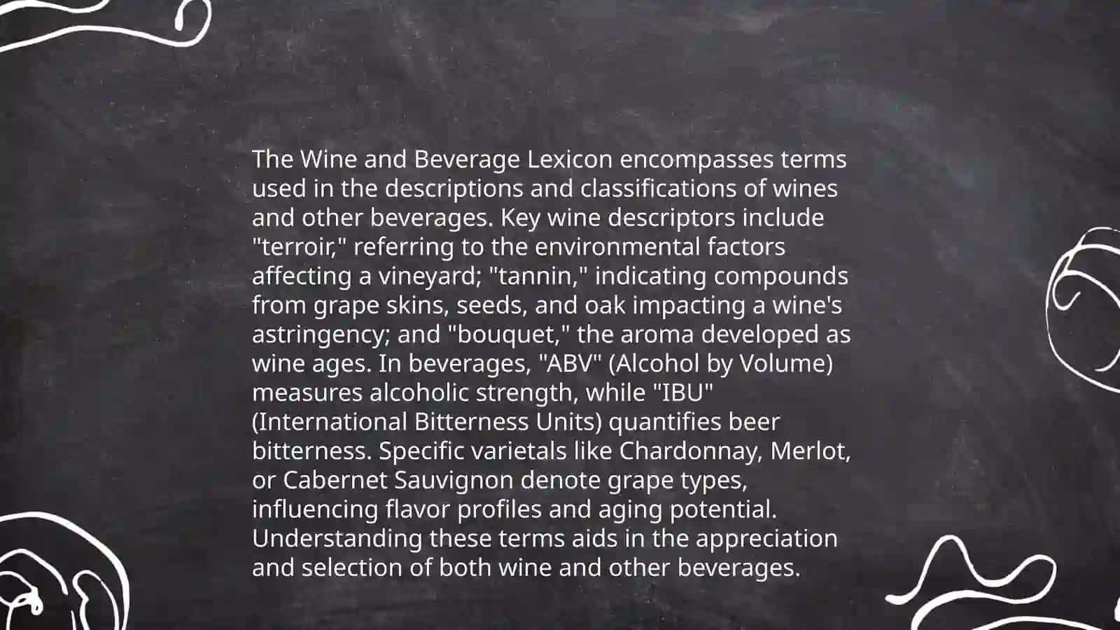 Translation of terms related to gastronomy 4