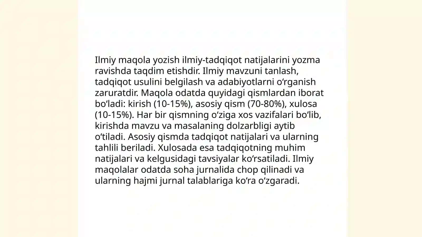 Akademik yozuv me'yorlari 4