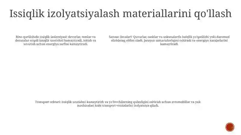 Issiqlik Izoliatsiya Materillari 4