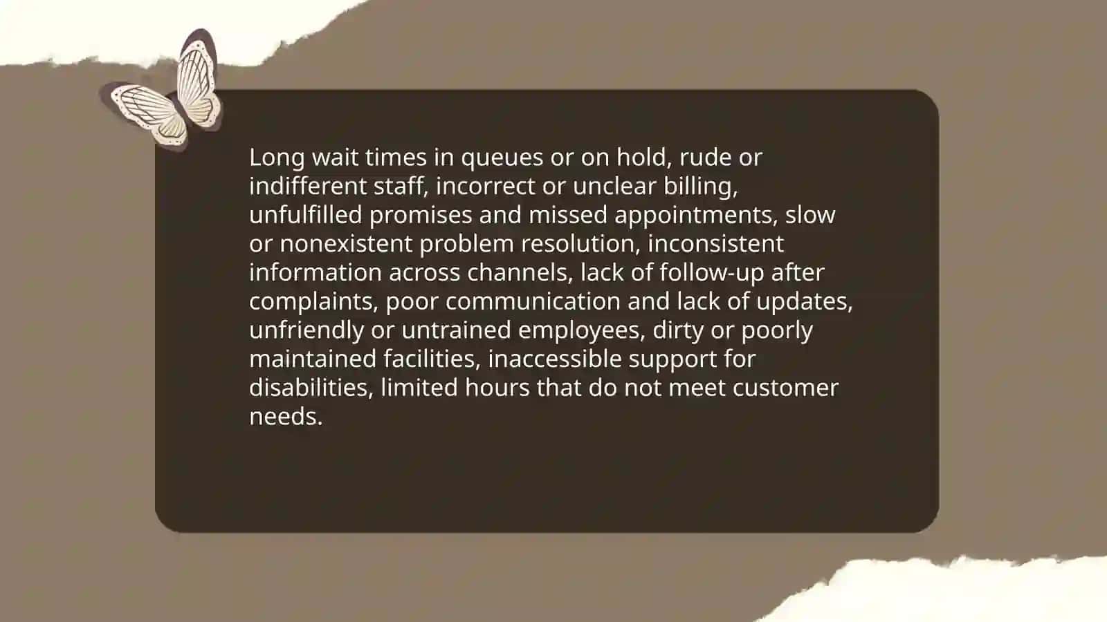 Good and Poor Service 4