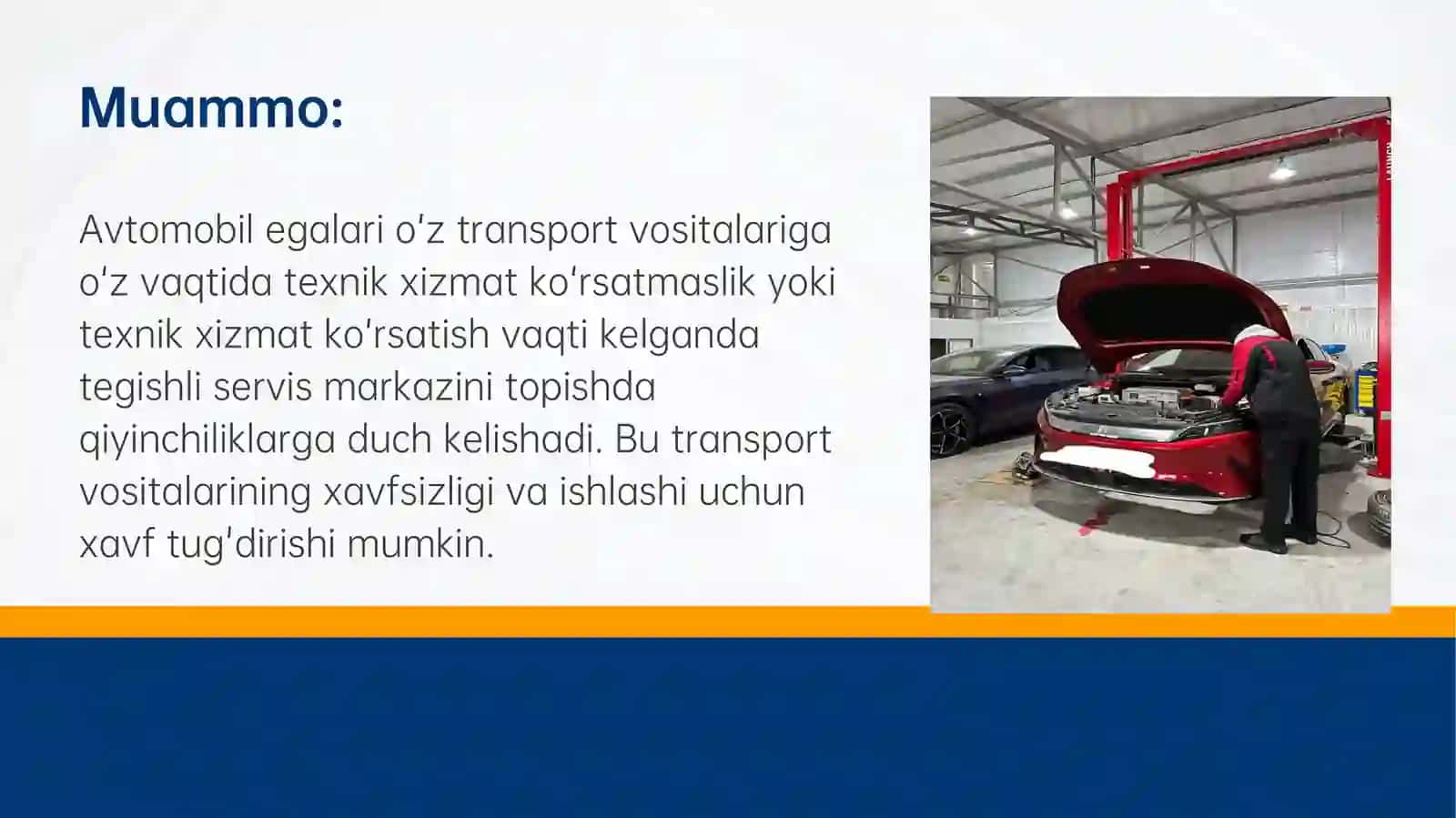 Avtomobillarga texnik xizmat ko’rsatish 4