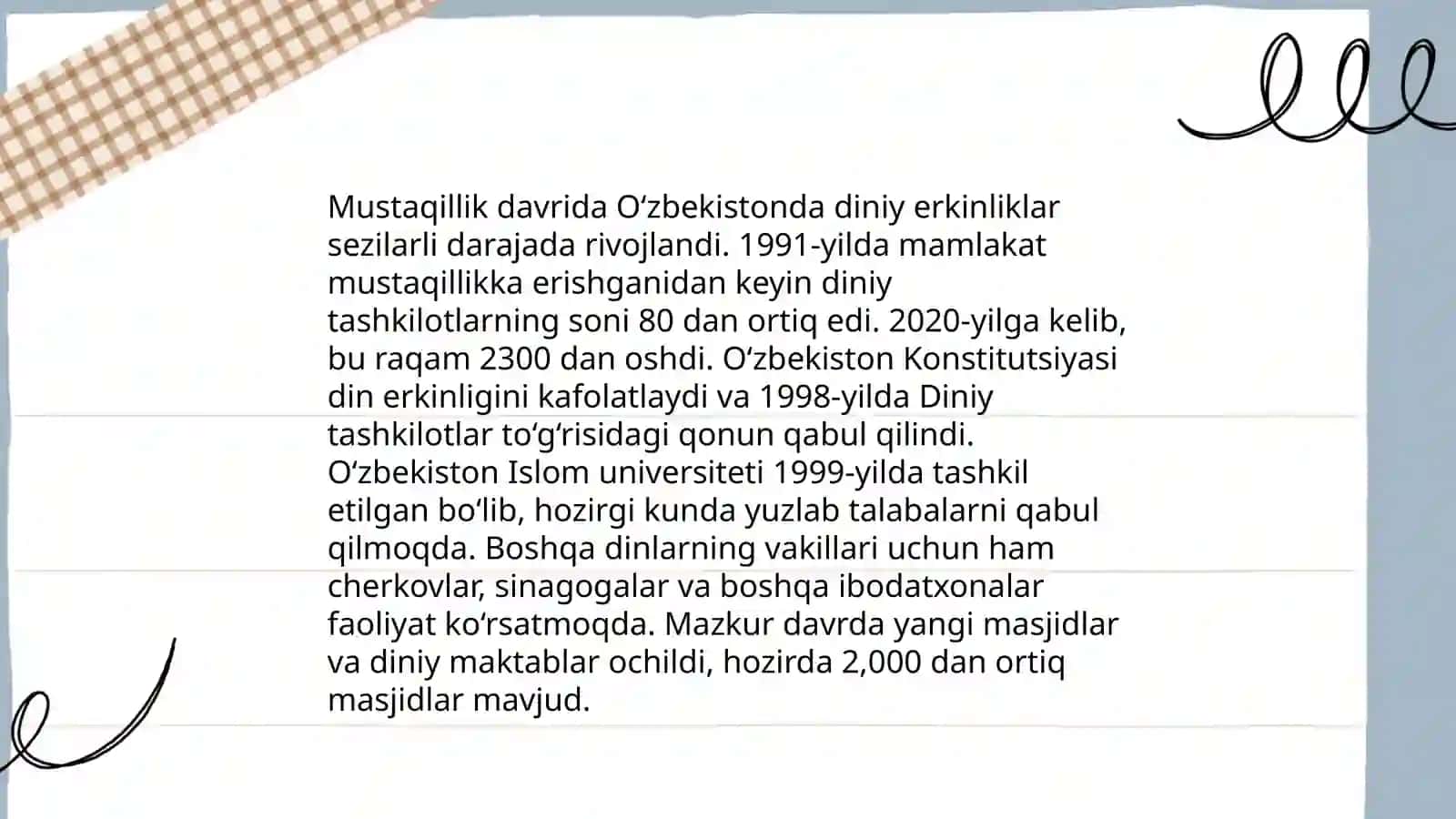 O‘zbekistonda diniy tashkilotlar va konfessiyalar faoliyati dinamikasi 4
