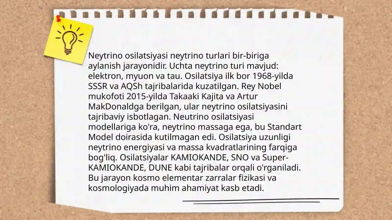 Betta idiraw spektri. Neytrino 4