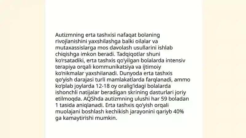 Autizim Kasalligi 4