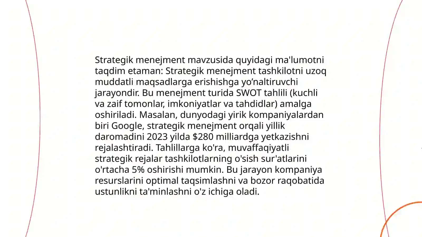 Menejment ilmiy-amaliy yo'nalishlari 4