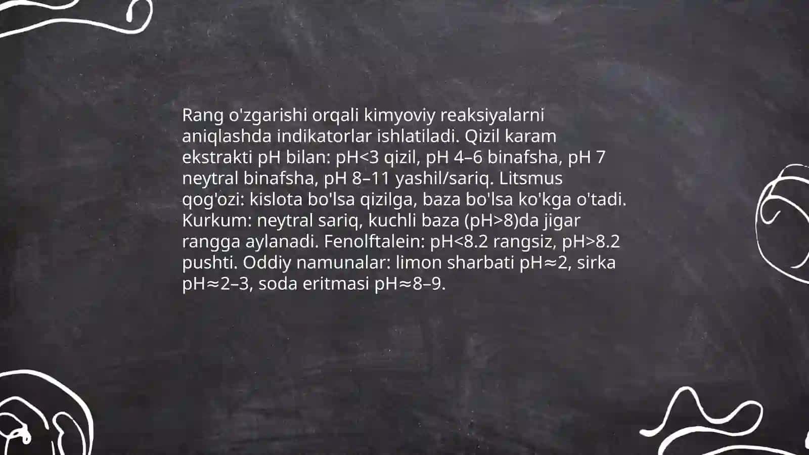 Kimyoviy reaksiyalarni aniqlash 4