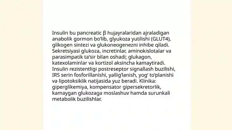 Hayvonlarda uglevod almashishining buzilishi 4