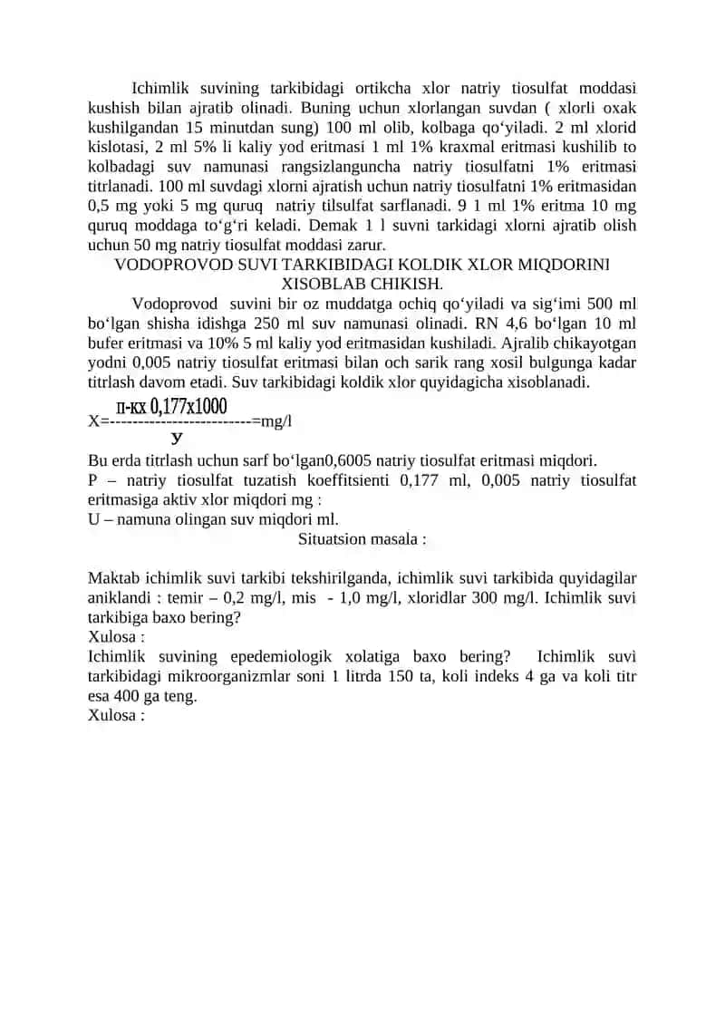 Ichimlik suvi sifatini yaxshilash 4