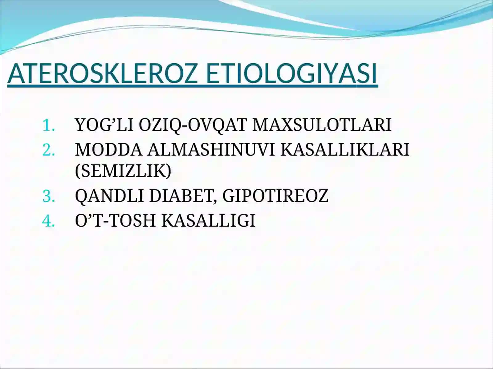 ATEROSKLEROZ. Ю.И.К. СТЕНОКАРДИЯ 4