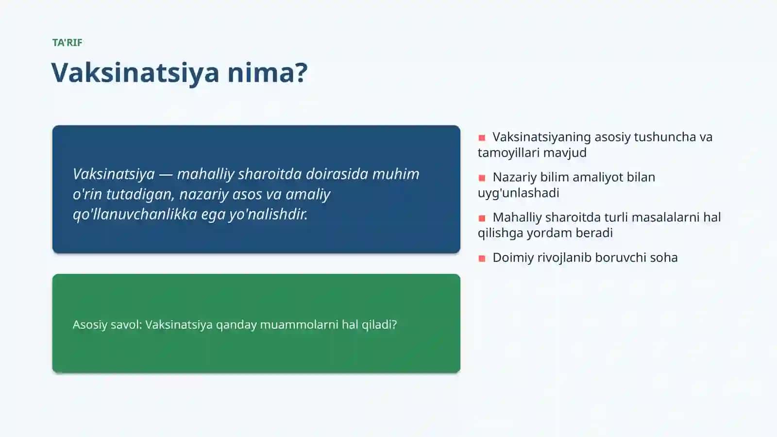 Vaksinatsiya Muammolari va Yechimlari 4