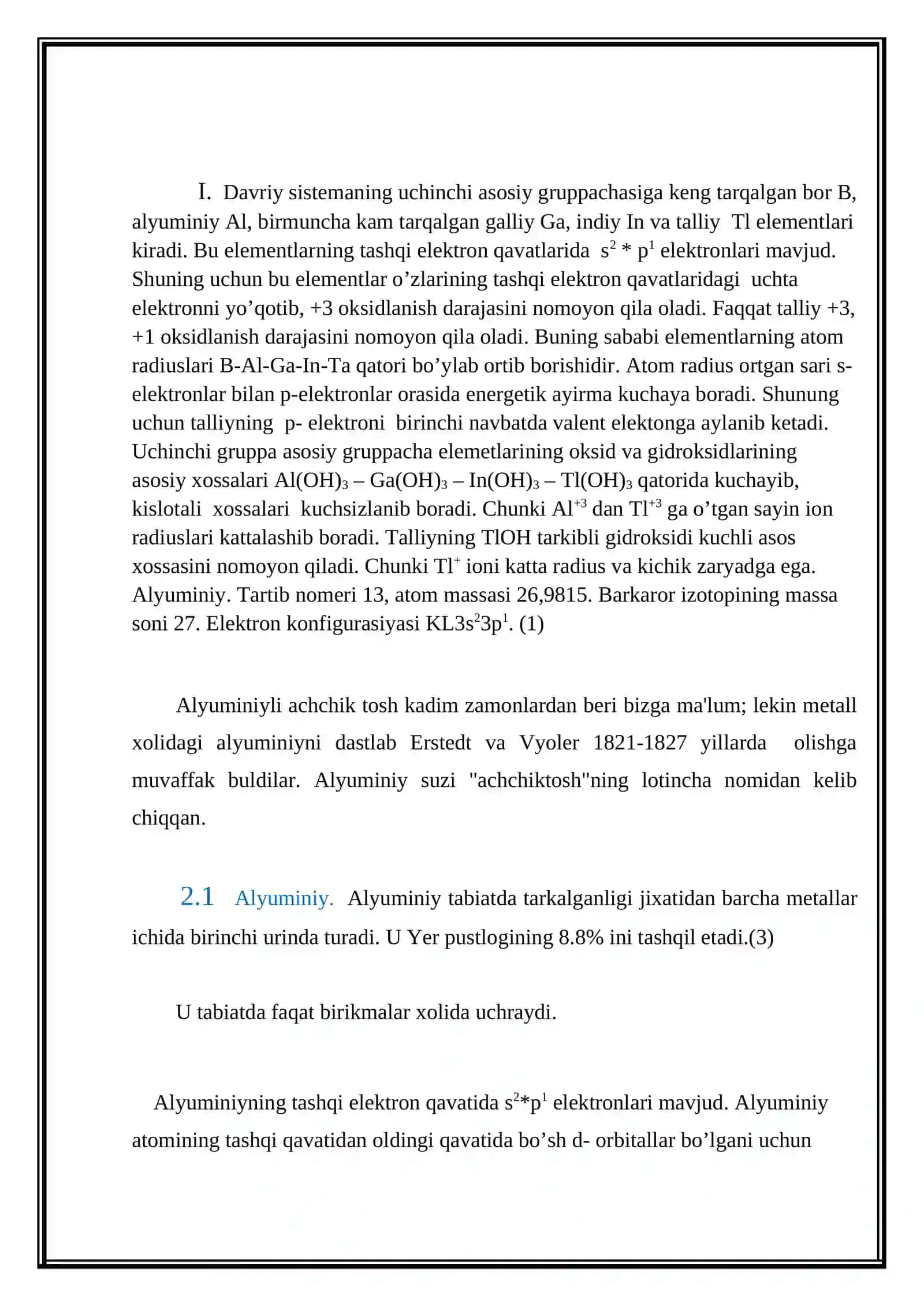 Alyuminiy nitratning olinishi va xossalari 4