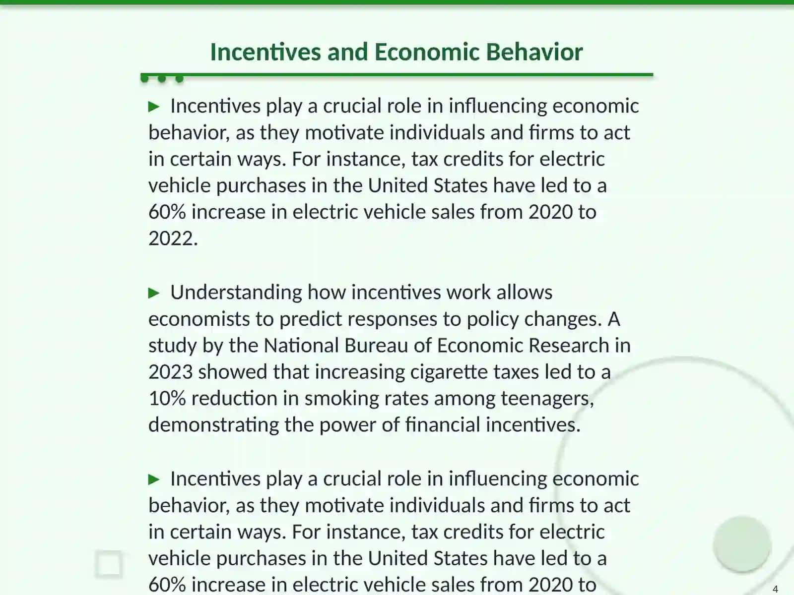 Mavzu: Working like an economist 4