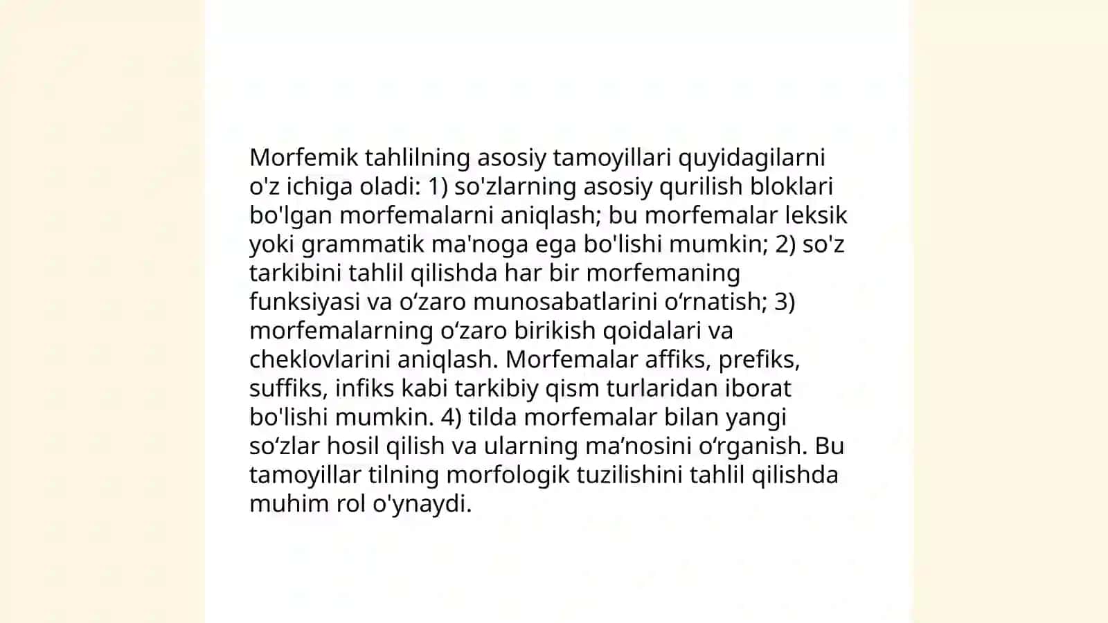 Morfemik tahlil tamoyillari 4