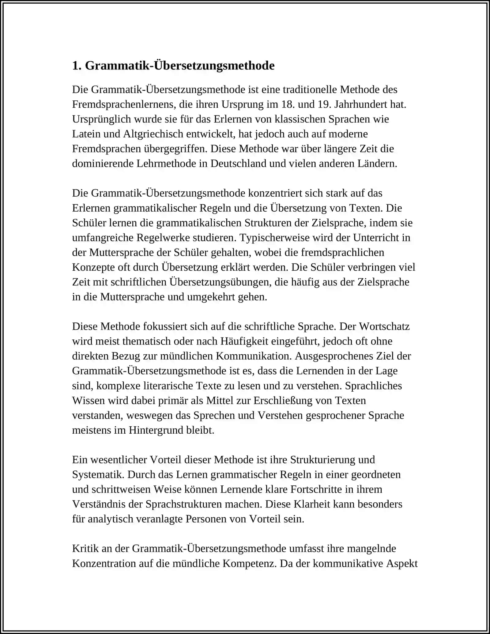 Grammatik-Übersetzungsmethode 4