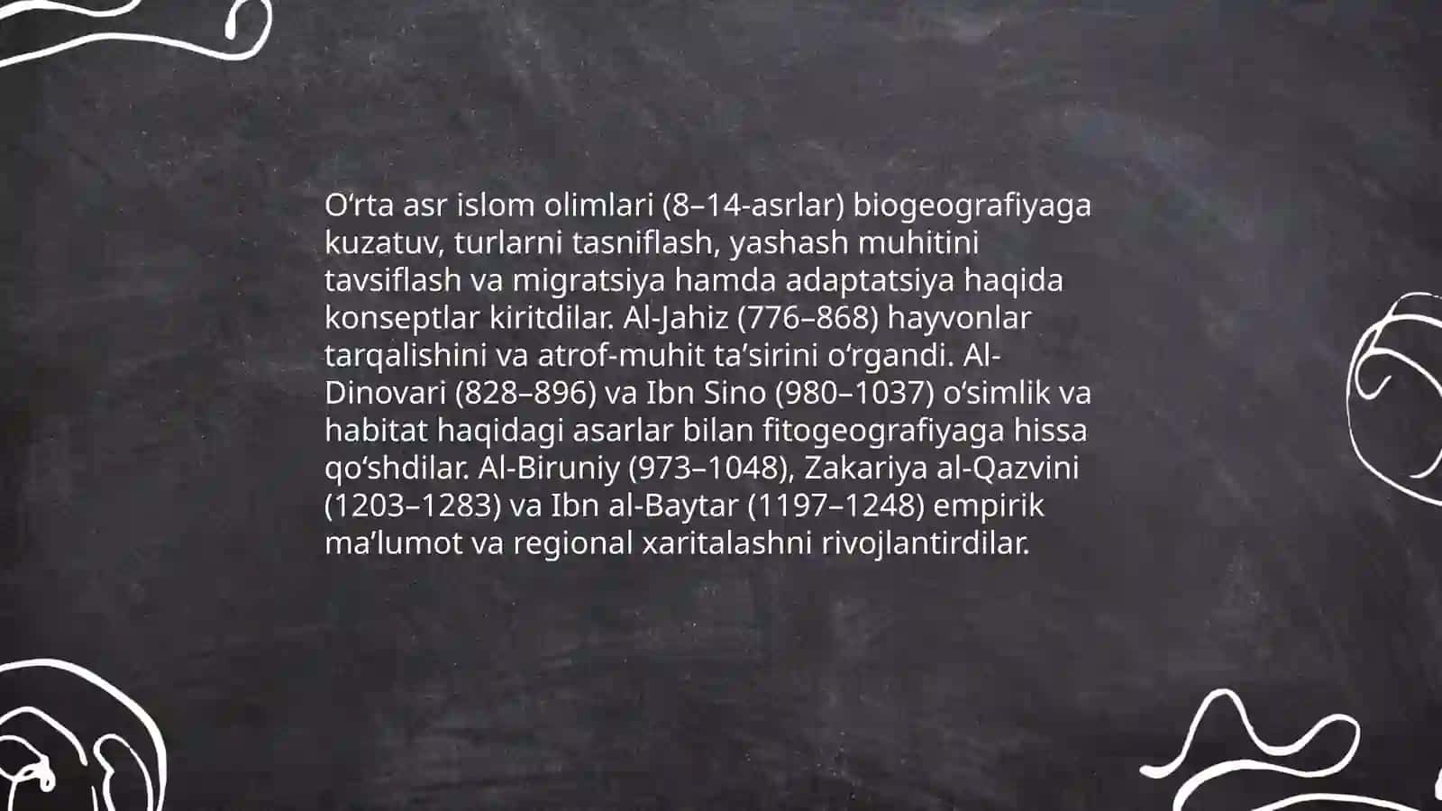 Biogeografiya fanining tarixiy bosqichlari 4