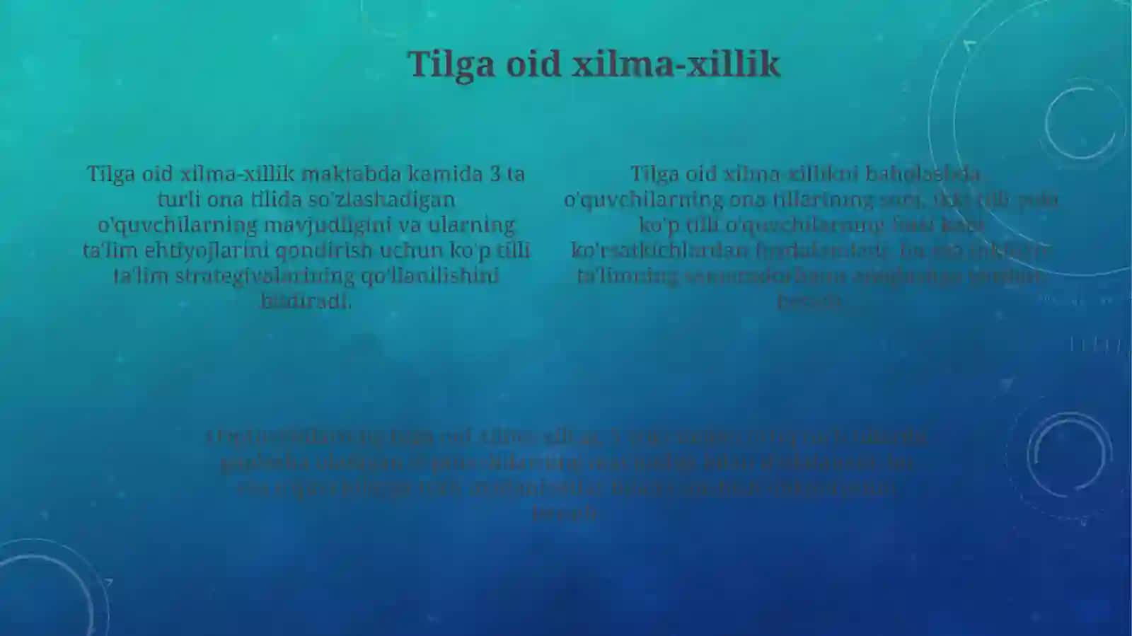 O'qituvchilarning xilma-xilligi 4